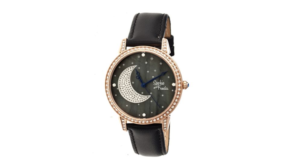 Sophie And Freda Moon And Stars Ladies Watch, Rose Gold SAFSF2407