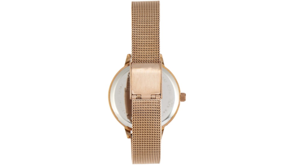Sophie And Freda Raleigh Mother-Of-Pearl Bracelet Watch w/Swarovski Crystals, Pink, One Size, SAFSF5705