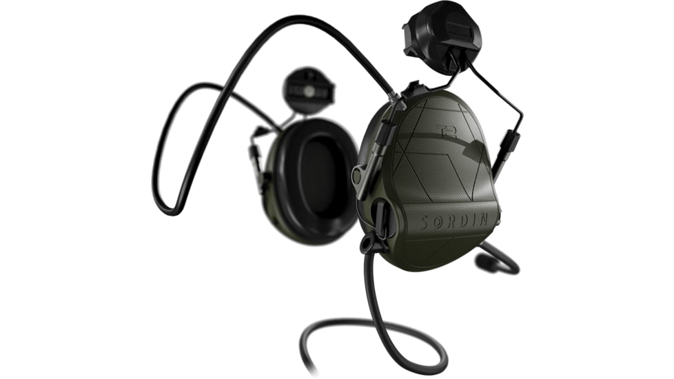 Sordin Supreme T2 CC Right Leather Memory Foam Headband, Green, 305006-10P