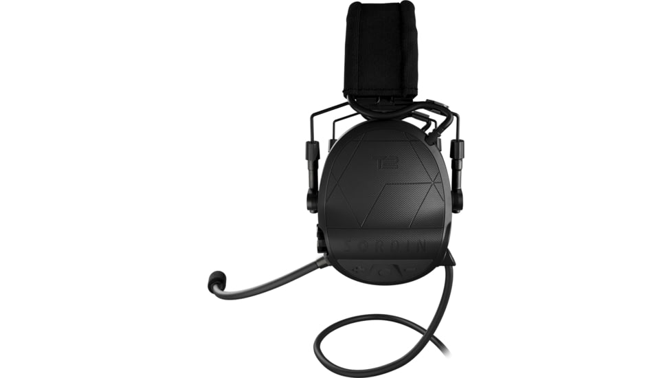 Sordin Supreme T2 CC Textile Memory Foam Headband, Black, 304004-12P