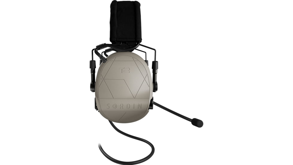 Sordin Supreme T2 CC Textile Memory Foam Headband, Tan, 304005-12P