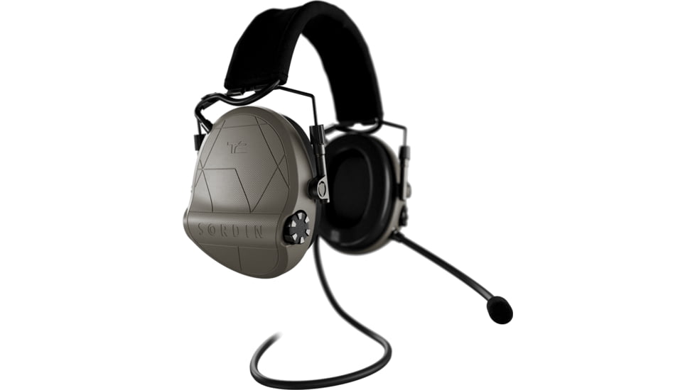 Sordin Supreme T2 CC Textile Memory Foam Headband, Tan, 304005-12P