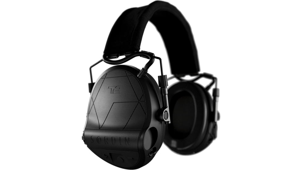 Sordin Supreme T2 Textile Memory Foam Headband, Black, 303004-12P