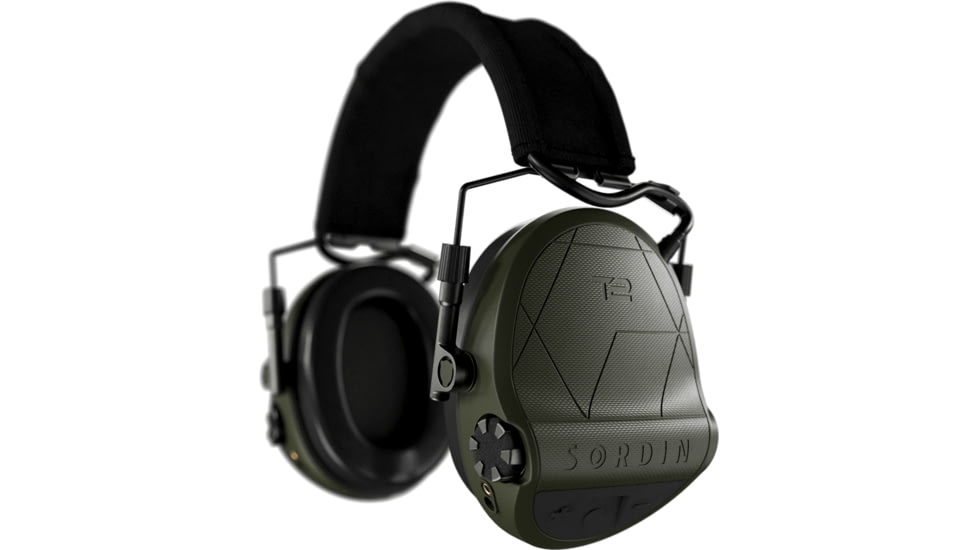 Sordin Supreme T2 Textile Memory Foam Headband, Green, 303006-12P