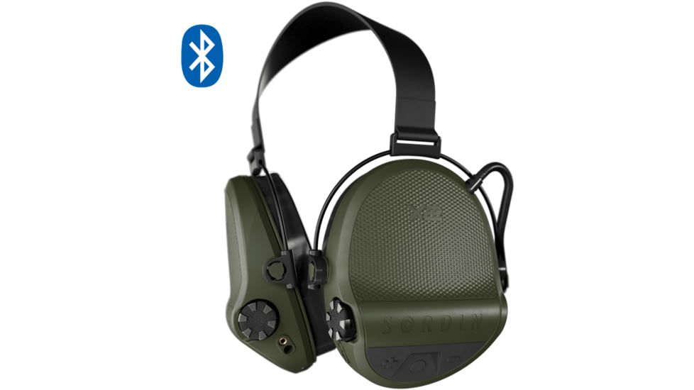 Sordin Supreme X2BT Memory Foam Neckband, Green, 302006-20P