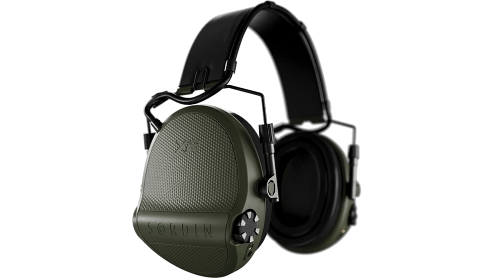 Sordin Supreme X2BT Leather Memory Foam Headband, Green, 302006-10P