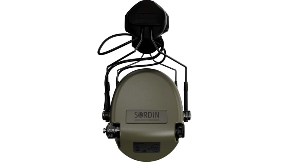 Sordin Supreme MIL AUX Headset, ARC, Green Cups, 530449