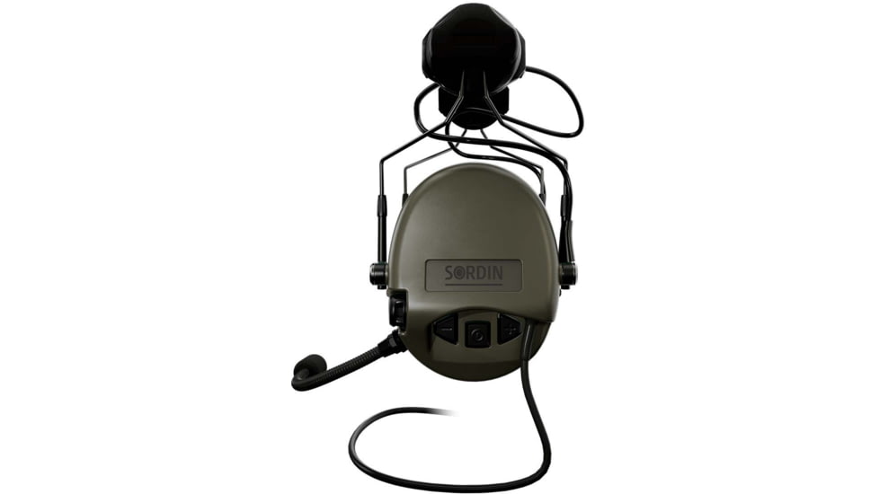 Sordin Supreme MIL CC Headset, ARC, Green Cups, 510986