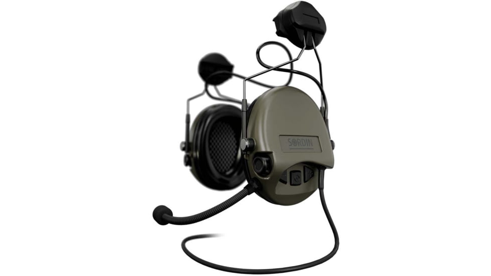 Sordin Supreme MIL CC Headset, ARC, Green Cups, 510986