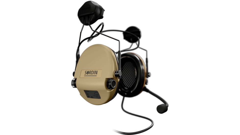 Sordin Supreme MIL CC Headset, Beige Cups, 510096