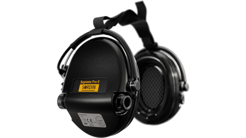 Sordin Supreme PRO-X Neckband, Foam Cushions, Black, 500415