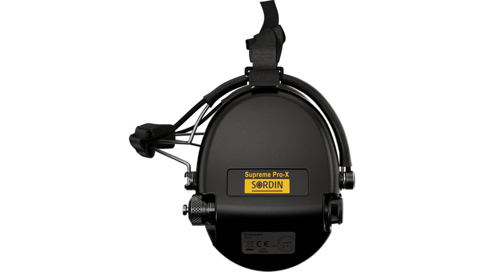 Sordin Supreme PRO-X Neckband, Foam Cushions, Black, 500415