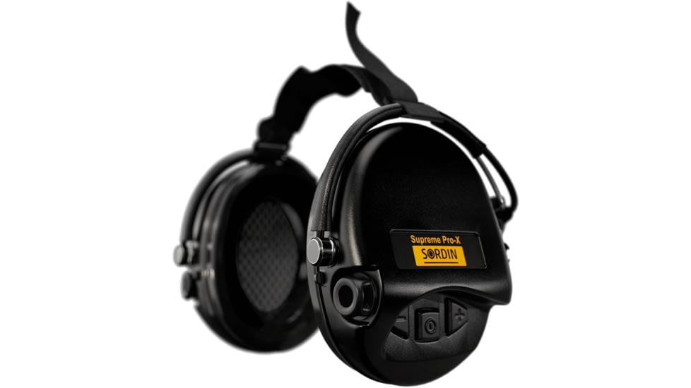 Sordin Supreme PRO-X Neckband, Foam Cushions, Black, 500415