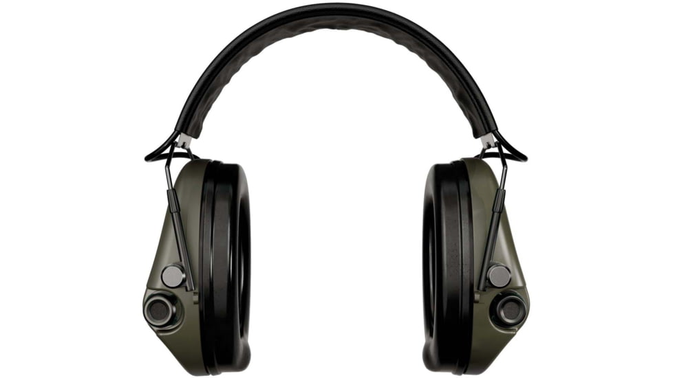 Sordin Supreme PRO-X Slim Headset, Leather Headband, Green Cups, 520473