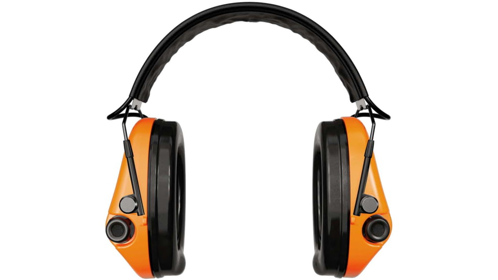 Sordin Supreme PRO-X Slim Headset, Leather Headband, Orange Cups, 520472