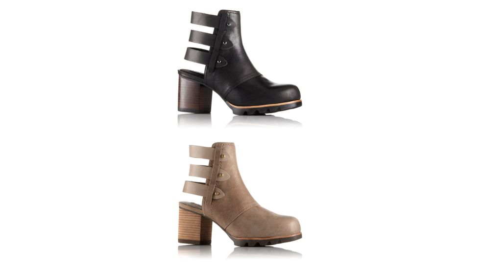 Sorel Addington Casual Bootie - Women's, Black, Sahara/Cordovan