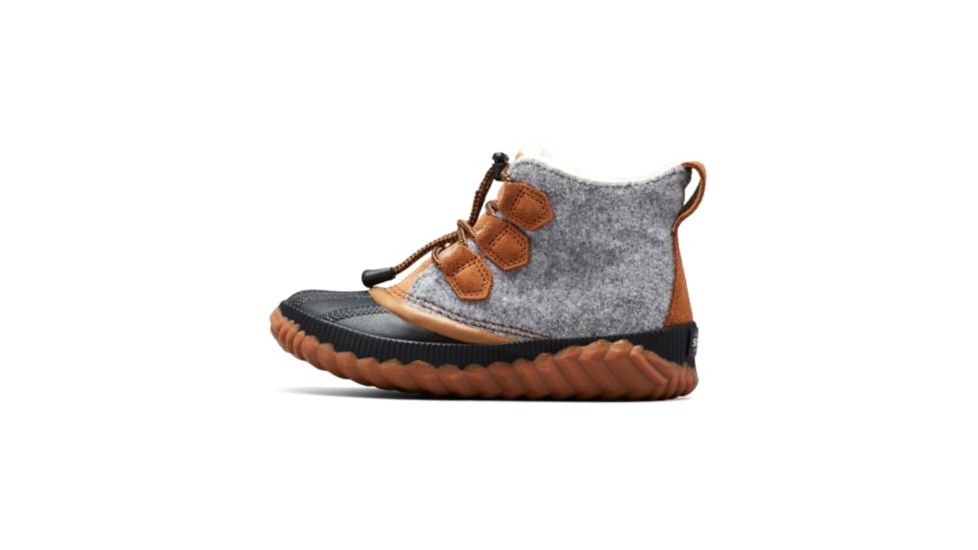 Sorel Big Kids Out N About Plus Shoes - Youth, Quarry, Camel Brown, 5, 1876841052-5