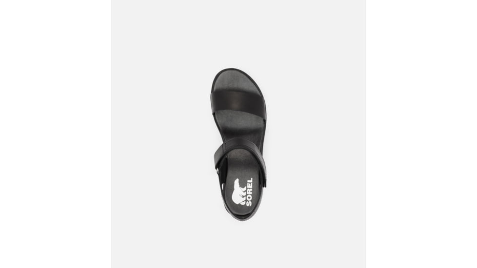 Sorel Cameron Wedge Sandal - Womens, Black, 8 US, 1943671-010-8