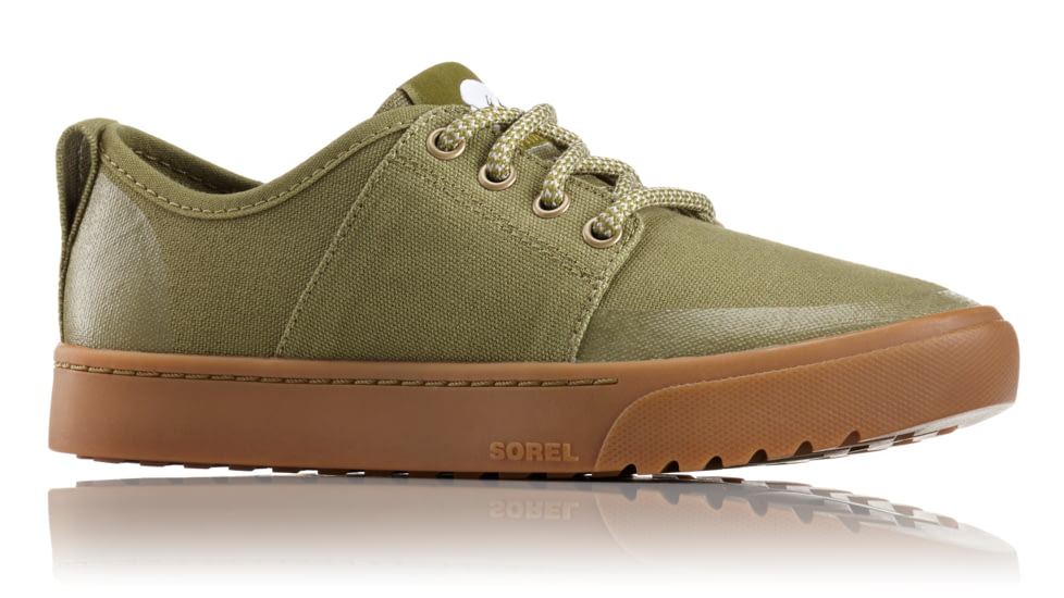 Sorel Campsneak Lace Casual Boot, Womens, Olive Drab, 10.5 US, 1776091389-10.5