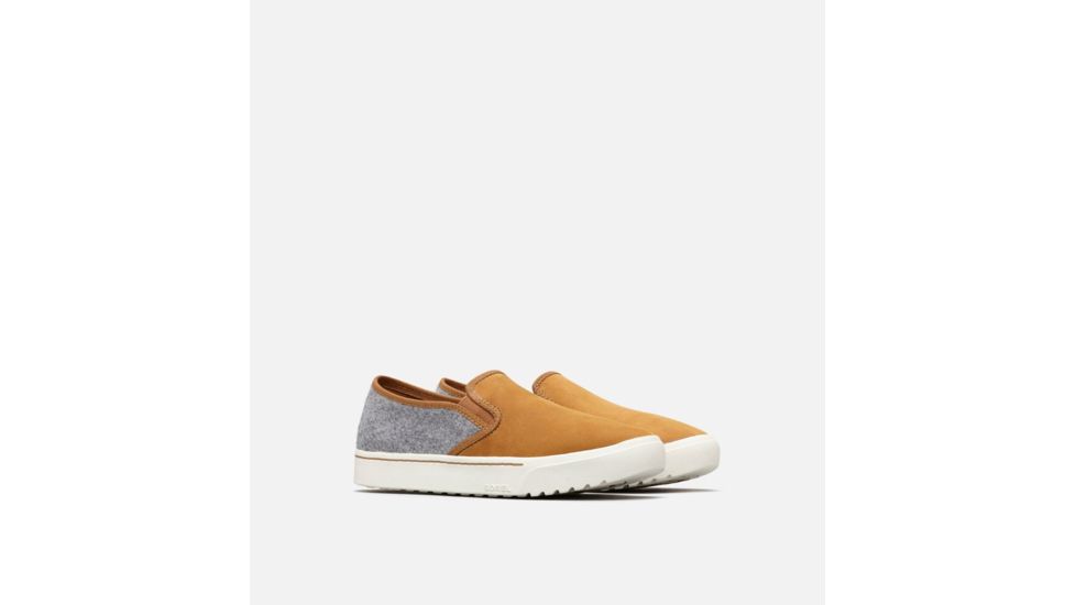 Sorel Campsneak Slip On Sneaker - Womens, Felt-Camel Brown, 6, 1821401224-6