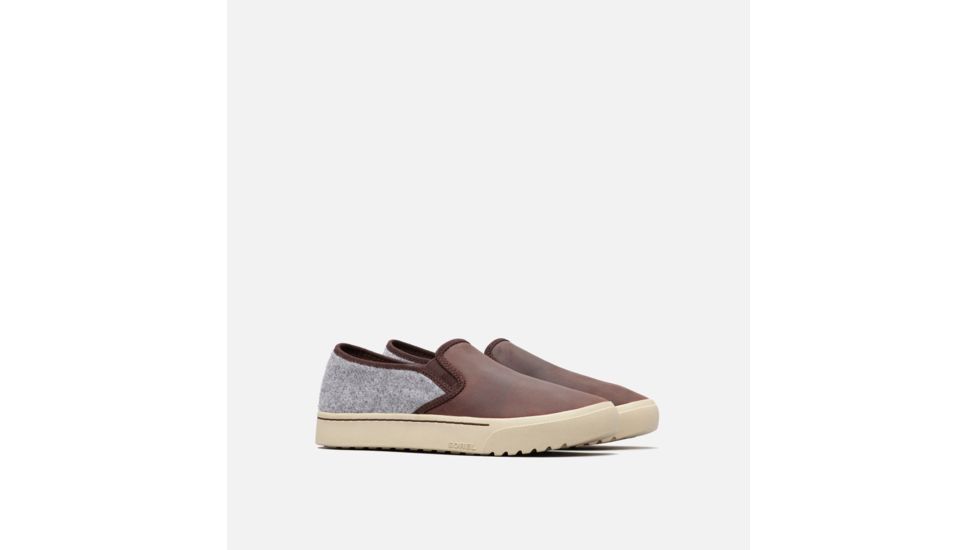 Sorel Campsneak Slip On Sneaker - Womens, Felt-Cattail, 10, 1821401908-10