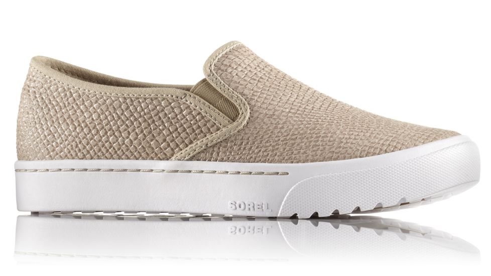 Sorel Campsneak Slip On Suede Casual Boot, Womens, Oatmeal, 7 US, 1787731241-7