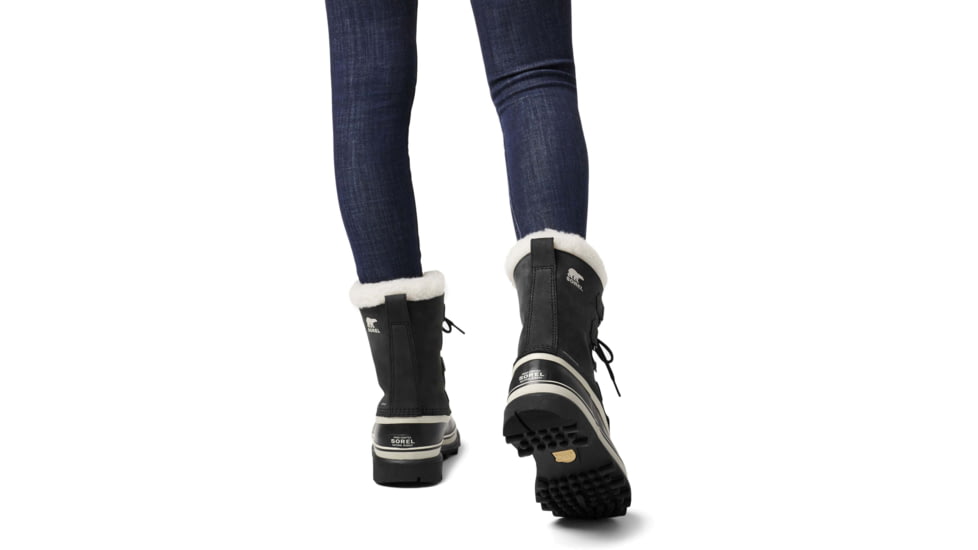 Sorel Caribou Winter Boot - Women's, Black/Stone, 6 US, 1003812011-6