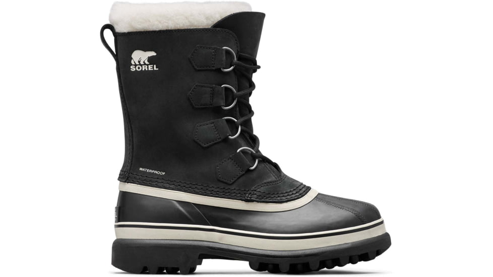 USED Sorel Caribou Winter Boot - Women's, Black/Stone, 7.5 US, 1003812011-7.5, EDEMO1