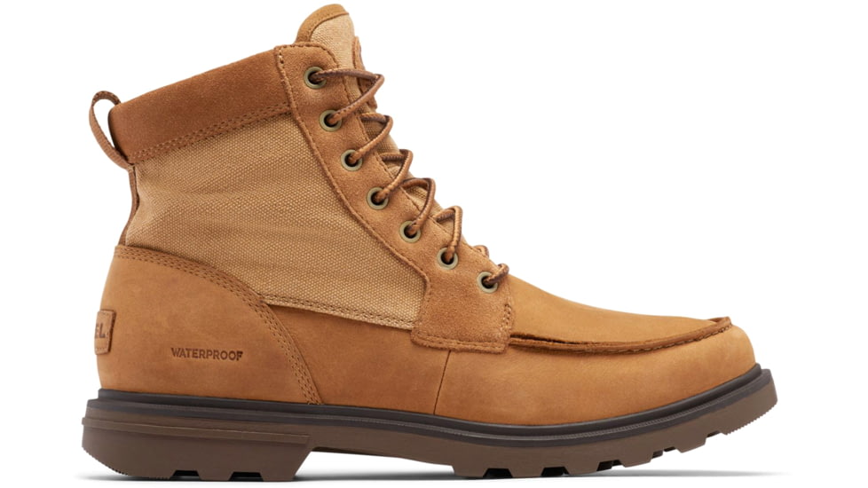 Sorel Carson Moc Waterproof Boot - Mens, Camel Brown, Umber, 9, 2009711-224-9