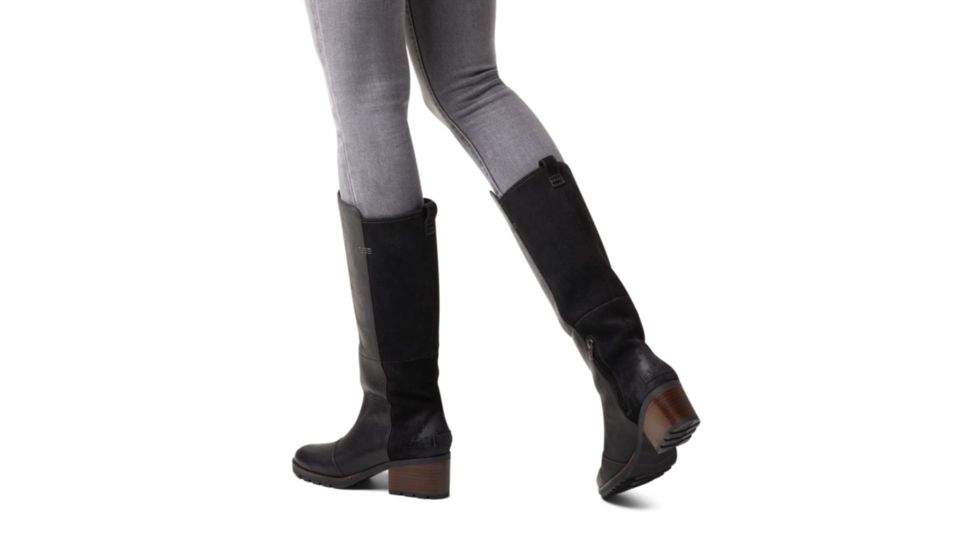 Sorel Cate The Great Tall Wedge Boots - Womens, Black, 10.5, 1876681010-10.5