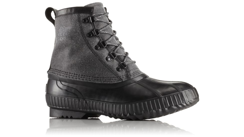 Sorel Cheyanne II Short CVS Rain Boot, Mens, Black/Black, 7.5 US, 1750261010-7.5