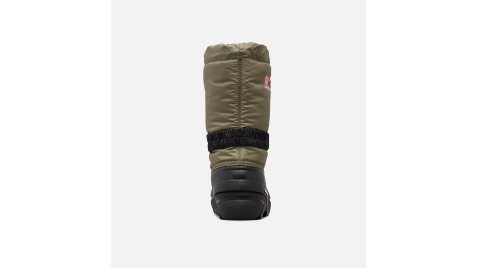 Sorel Childrens Flurry Boot, Hiker Green, Bu, 12, 1638082371-12