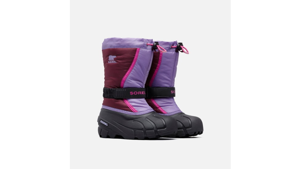 Sorel Childrens Flurry Boot, Purple Dahlia,, 8, 1638082562-8