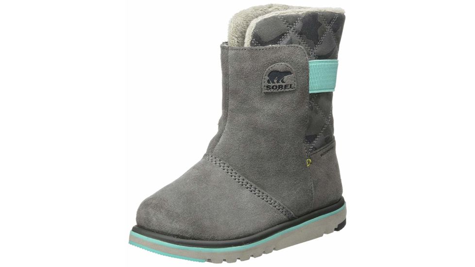 Sorel Childrens Rylee Camo Boot, Quarry, Dolphin, 11, 1767752052-11