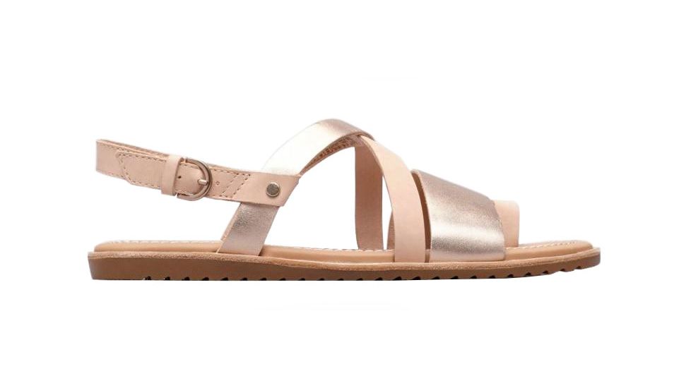 Sorel Ella Criss Cross Casual Sandals - Women's, Natural Tan, 8-5, 1848001257-8-5