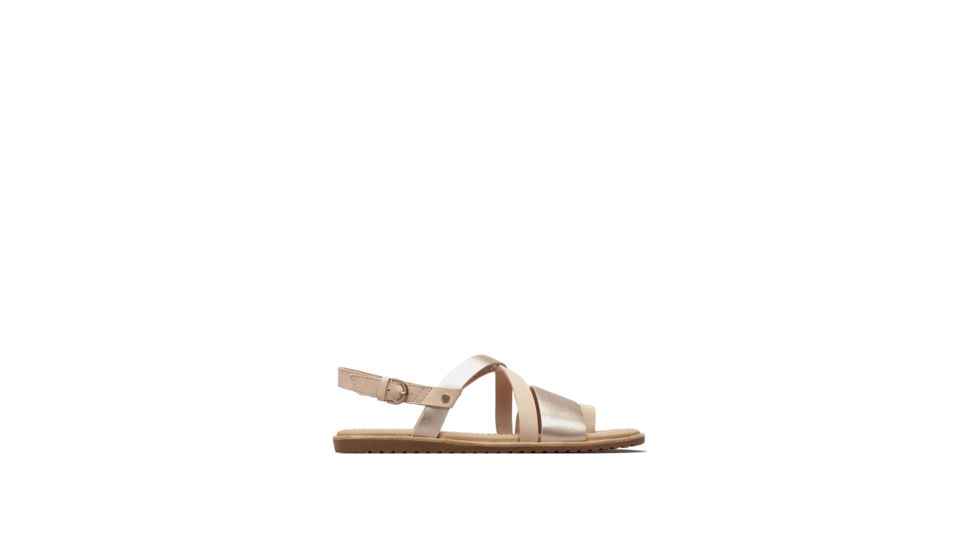 Sorel Ella Criss Cross Casual Sandals - Women's, Natural Tan, 8.5, 1848001257-8.5