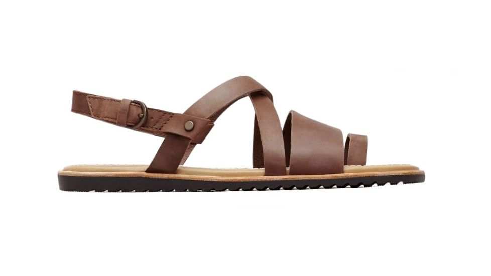 Sorel Ella Criss Cross Casual Sandals - Women's, Tobacco, 8-5, 1841301256-8-5