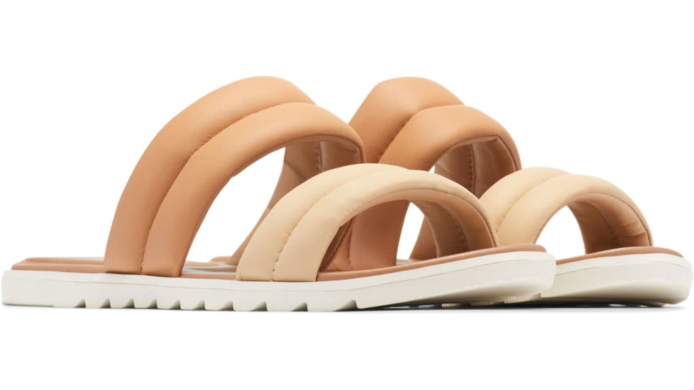 Sorel Ella II Puff Slide Sandals - Womens, Ceramic/Sea Salt, 7 US, 2030551-209-7