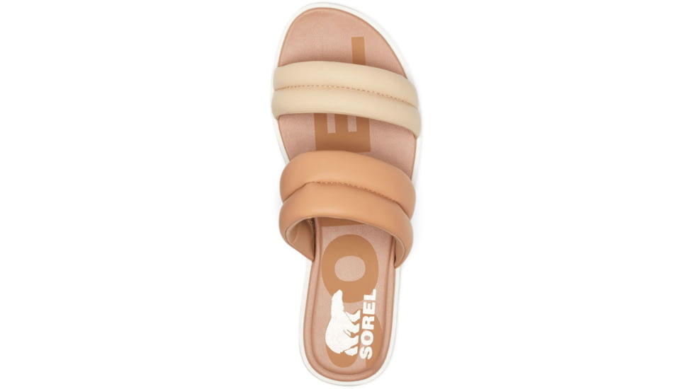 Sorel Ella II Puff Slide Sandals - Womens, Ceramic/Sea Salt, 7 US, 2030551-209-7