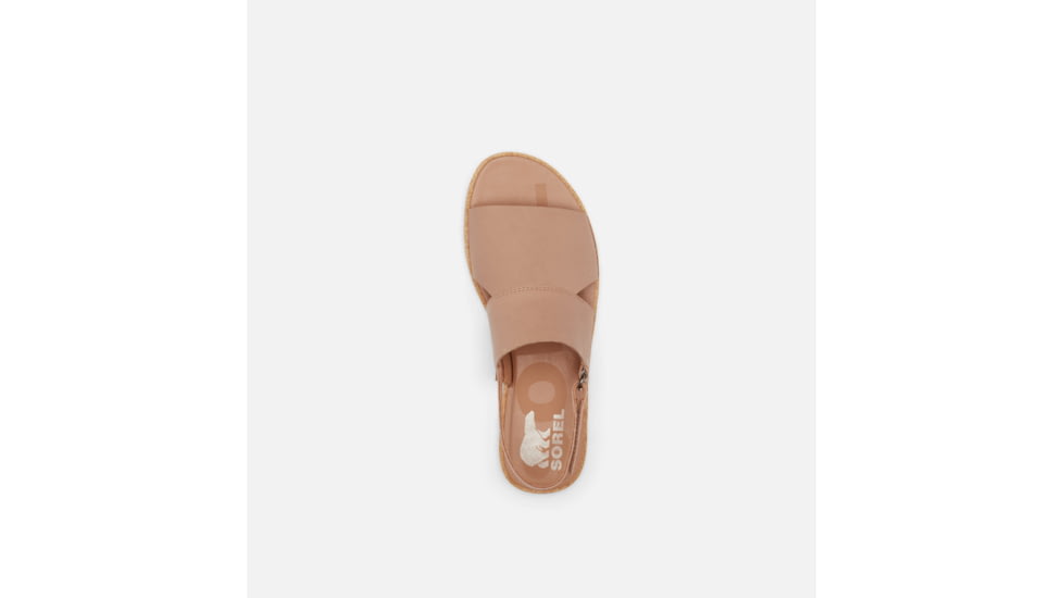 Sorel Ella II Slingback Sandals - Womens, Honest Beige/Sea Salt, 8.5 US, 1997961-246-8.5