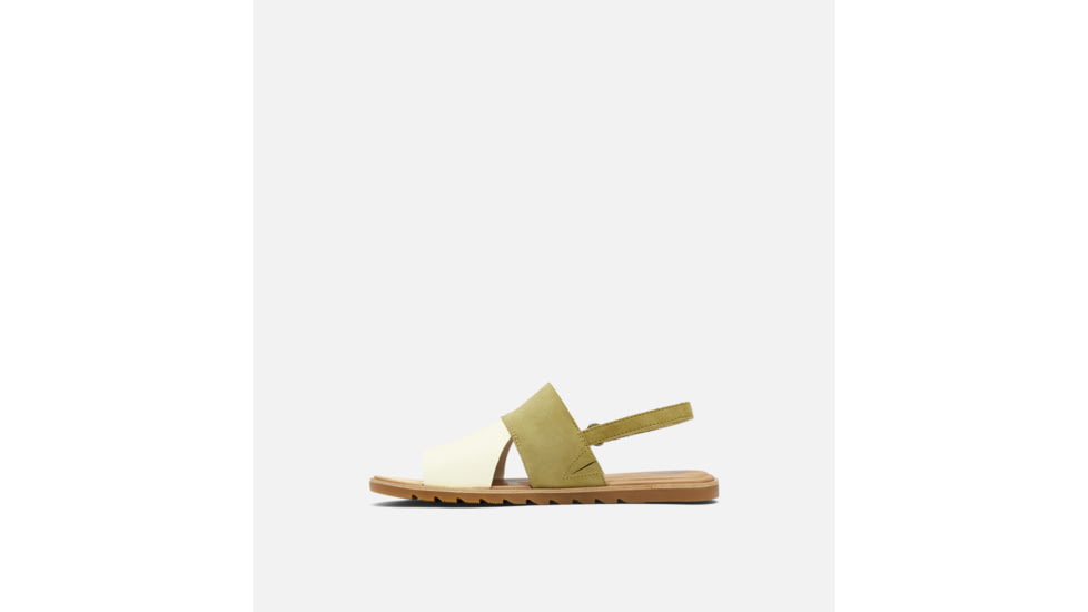 Sorel Ella II Slingback Sandals - Womens, Olive Shade/Chalk, 7 US, 1999341-358-7