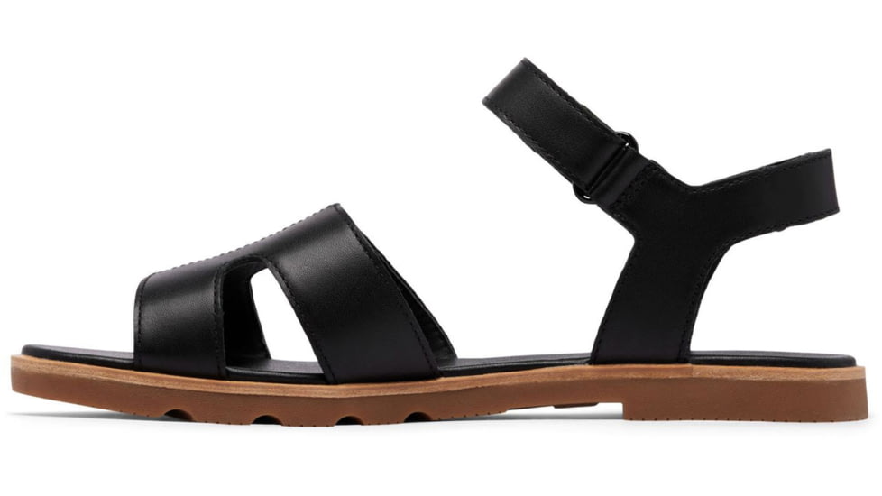 Sorel Ella III Ankle Strap - Womens, Black/Gum 2, 7.5, 2076821-010-7.5
