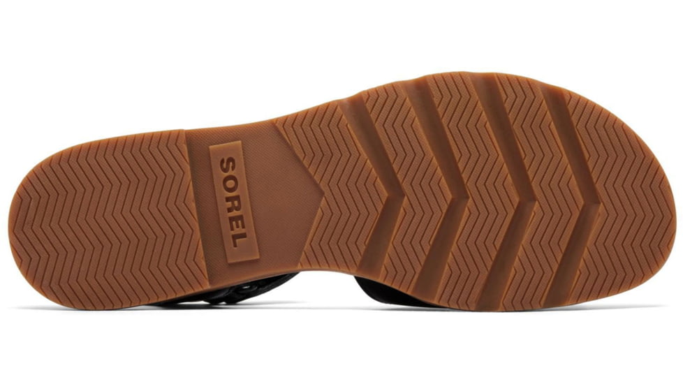 Sorel Ella III Ankle Strap - Womens, Black/Gum 2, 7.5, 2076821-010-7.5