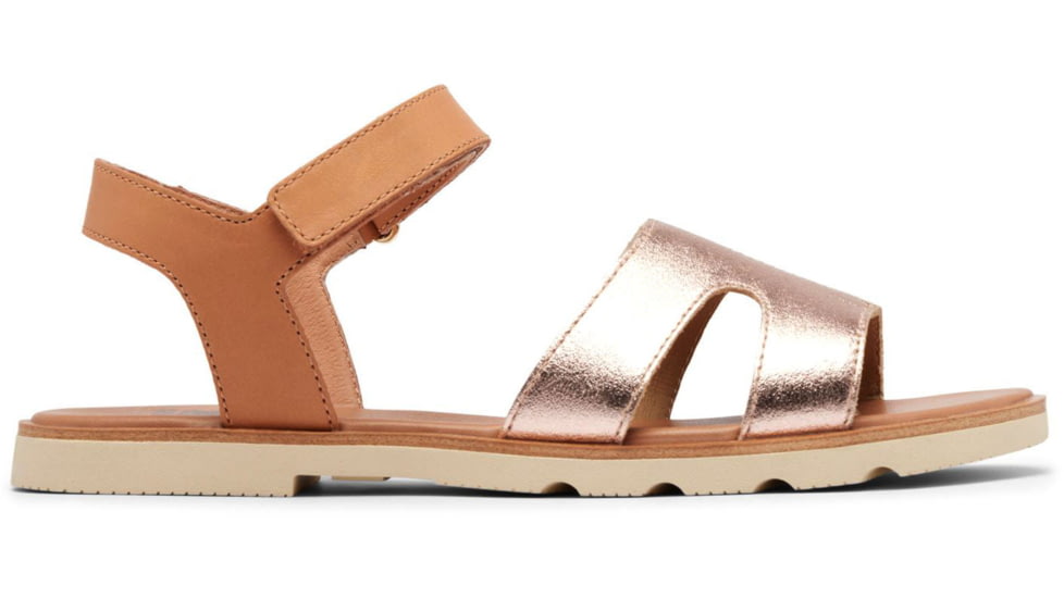 Sorel Ella III Ankle Strap - Womens, Honest Beige/Honey White, 8.5, 2076821-246-8.5