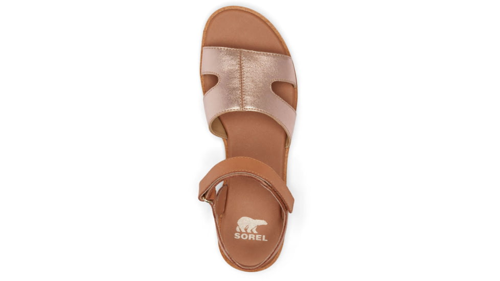 Sorel Ella III Ankle Strap - Womens, Honest Beige/Honey White, 8.5, 2076821-246-8.5