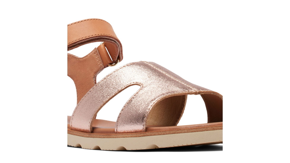 Sorel Ella III Ankle Strap - Womens, Honest Beige/Honey White, 8.5, 2076821-246-8.5