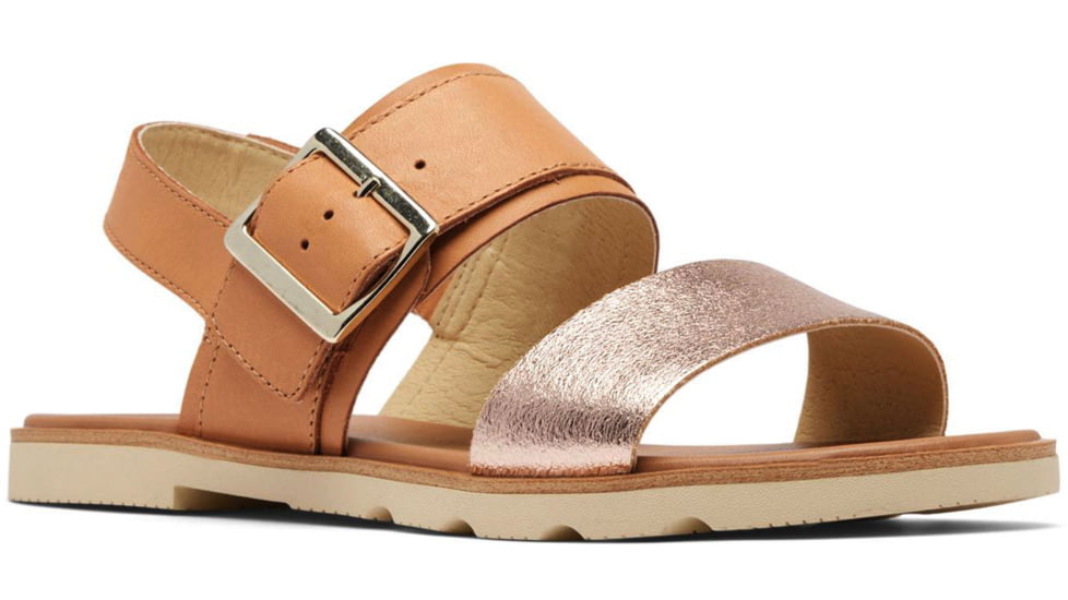 Sorel Ella III Slingback - Womens, Honest Beige/Honey White, 9, 2069721-246-9