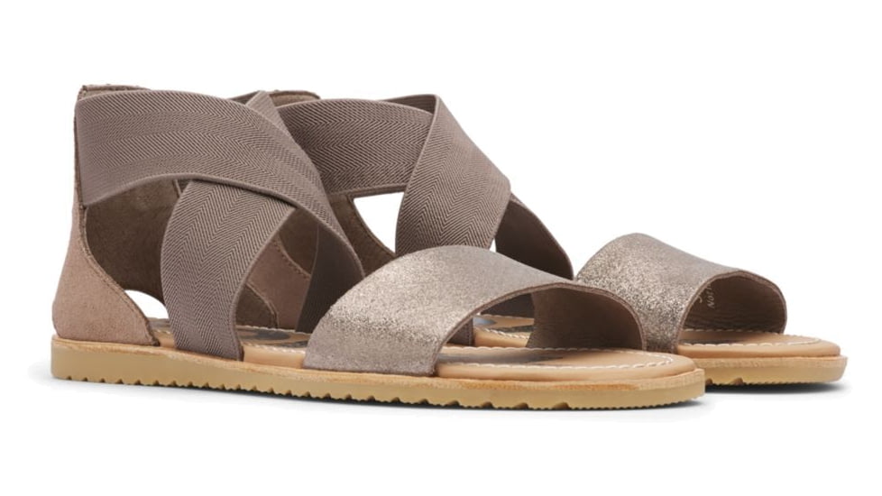 Sorel Ella Sandal Casual Sandals - Womens, Ash Brown, 7.5 US, 1897221-240-7.5