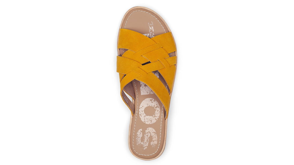 Sorel Ella Slide Sandals - Womens, Golden Yellow, 8.5 US, 1897251-705-8.5