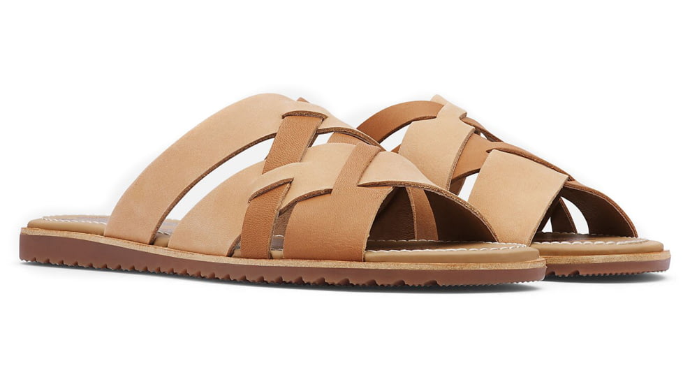 Sorel Ella Slide Sandals - Womens, Honest Beige, 7 US, 1913631-246-7